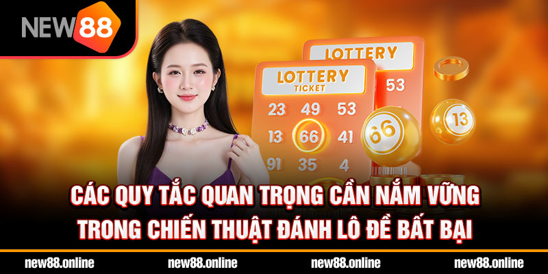 Các quy tắc quan trọng cần nắm vững trong chiến thuật đánh lô đề bất bại