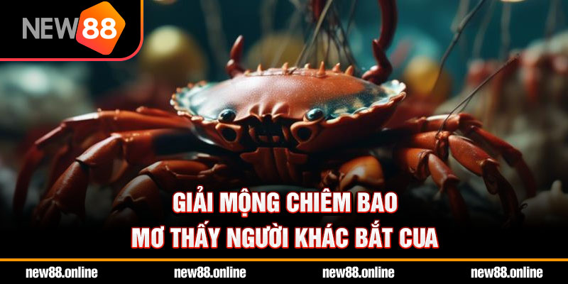 Giải mộng chiêm bao mơ thấy người khác bắt cua